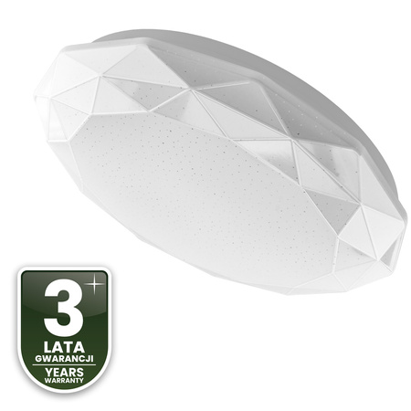 Plafon LED Lampa Sufitowa Natynkowa GLORY2 24W IP44 Okrągły 35cm LUMILED