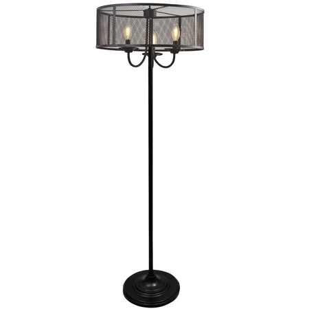 Lampa podłogowa stojąca Soho 3xE14 GOLDLUX (Polux) czarna