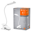 Lampa Stołowa Biurkowa LED Klips Regulowana 5.2W 80lm 4000K Neutralna Ściemnialna Bateryjna Biały Panan Ledvance