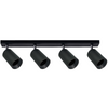Lampa Listwa Oprawa Sufitowo-Ścienna LED 4 x GU10 MARIBEL Czarny GOLDLUX (Polux)