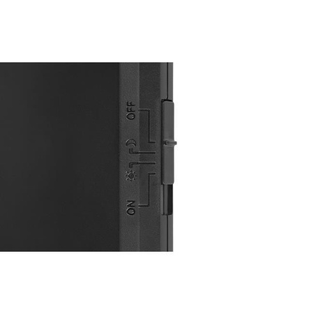 Lampa LED Akumulatorowa 1W 170lm 3000/4000/6500K CCT 180° z Czujnikiem Ruchu Ściemnialna Czarny Wolf Masterled