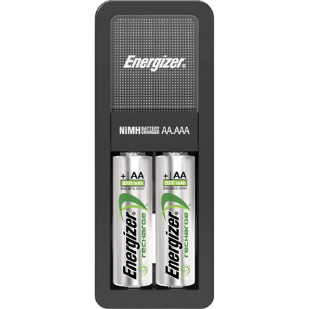 Ładowarka ENERGIZER MINI + 2x Akumulatorki POWER PLUS AA 2000mAh