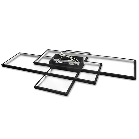 Lampa Sufitowa Żyrandol LED 126W CCT GALAXIS HYDRA Czarny + Pilot Sterujący