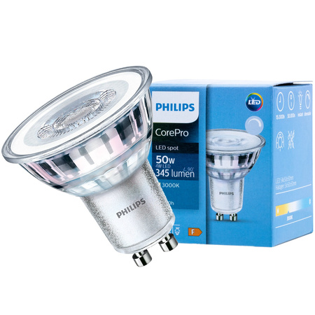 Żarówka LED GU10 5W = 50W 350lm 3000K Ciepła 36° PHILIPS