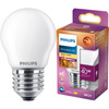 Żarówka LED E27 Kulka P45 3.4W = 40W 470lm 2200-2700K Ciepła CRI90 FILAMENT Ściemnialna WarmGlow Philips