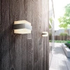 Kinkiet Ogrodowy Lampa Elewacyjna Zewnętrzna E27 IP44 Srebrna Shades Philips