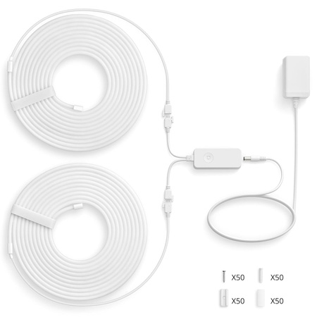 Taśma LED NEON 45W RGBIC 10m Inteligentna SMART WiFi Bluetooth Aplikacja WiZ