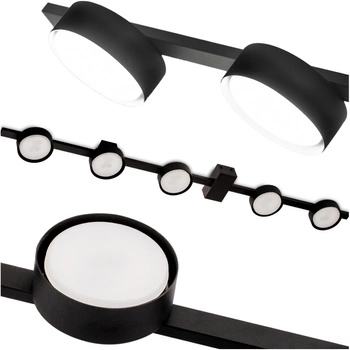 Lampa Sufitowa OVILO Oprawa Halogenowa LED 5x GX53 Kinkiet Reflektor Ścienna LUMILED