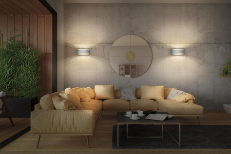 Lampa Ścienna Dekoracyjna Kinkiet Oprawa Natynkowa E27 Biały Decor Ledvance