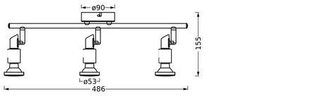 Lampa LED Ścienna Sufitowa Kinkiet Oprawa Natynkowa 10.2W 690lm 3000K Ciepła Ściemnialna Biały LED Spot Ledvance