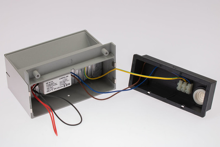 Lampa Ogrodowa LED Podświetlany Numer Domu Kinkiet Elewacyjny DOOR 6W IP54 Srebrna Volteno