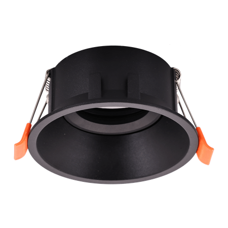 Oprawa HALOGENOWA Podtynkowa Podbitka Sufitowa GU10 Okrągła Ruchoma IP20 Czarna Milagro