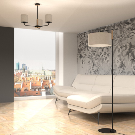 Lampa Podłogowa Stojąca ATLANTA 1xE27 Milagro
