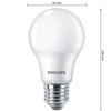 3x Żarówka LED E27 A60 8W = 60W 806lm 2700K Ciepła 150° EC Multipack Philips
