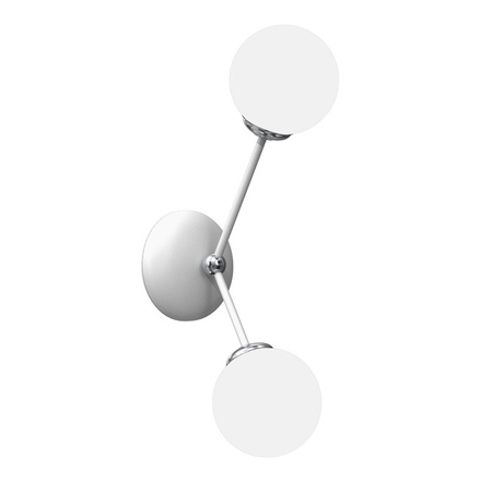 Lampa Ścienna Kinkiet JOY Biała 2xE14 Milagro