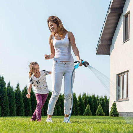 Zestaw Wąż Ogrodowy do Wody 3/4" 50m, Zraszacz Pistoletowy, Przyłącze z Gwintem, Szybkozłącze Stop, Szybkozłącze Przelot 3/4" CELLFAST