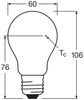 Żarówka LED E27 A75 7W = 60W 806lm 4000K Neutralna 300° Filament DIM LEDVANCE