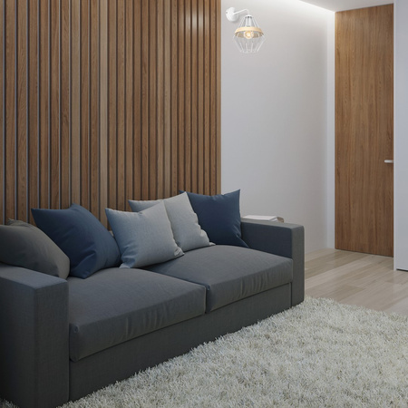 Lampa Ścienna Kinkiet CLIFF Biała 1xE27 Milagro