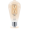 Żarówka LED E27 Edison ST64 7W = 60W 806lm 2700-6500K TW FILAMENT Inteligentna SMART WiFi Bluetooth Aplikacja WiZ Philips