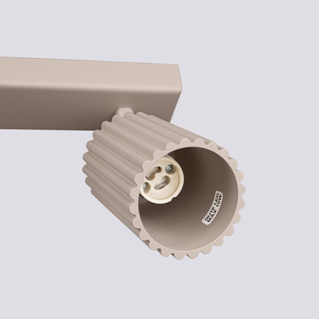 Lampa Sufitowa Reflektor 4x GU10 Aluminiowa Taupe Karbon Deep Space SL.1765 Sollux