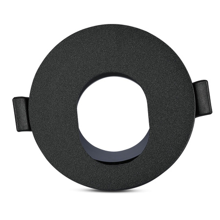 Oprawa Sufitowa Podtynkowa Oczko GU10 Okrągła Czarna VT-874 V-TAC