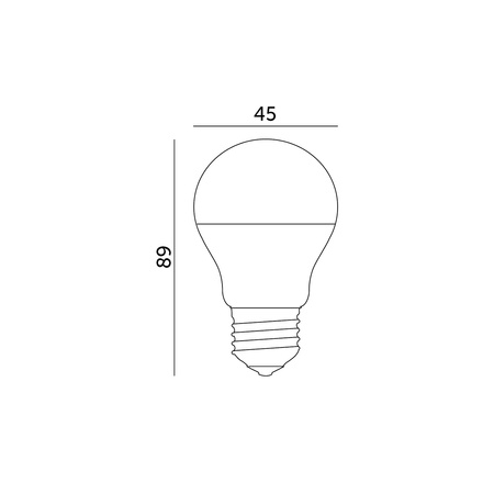 Żarówka LED E14 Kulka 9W 806lm 3000K Ciepła 180° LED2B Kobi