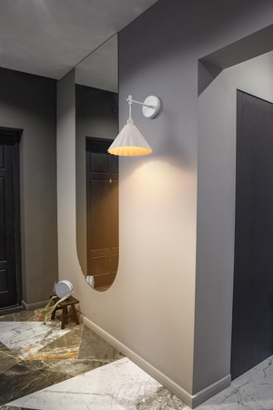 Lampa Ścienna Dekoracyjna Kinkiet Oprawa Natynkowa E14 Biały Decor Ledvance