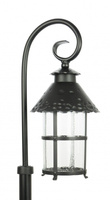 Lampa Ogrodowa Zewnętrzna Słupek LATARNIA E27 Toledo K 5002/3/R 86cm czarny Su-Ma