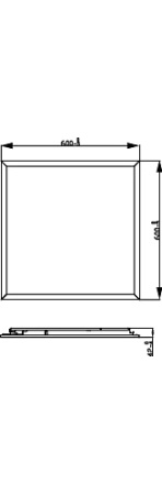 Panel LED 60x60 36W 3600lm 4000K SceneSwitch Biała Touch Philips