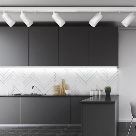 Oprawa Ścienno-Sufitowa Reflektor Punktowy 6x GU10 Biała LONDON Sanico Goldlux