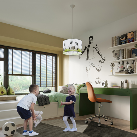 Lampa Sufitowa Wisząca Zwis E27 Owalna Biała Czarna Nowoczesna Piłka Sollux