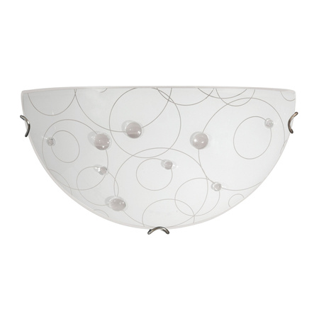 Kinkiet Ścienny Lampa E27 Biały Klasyczny Jolly 1960 Rabalux