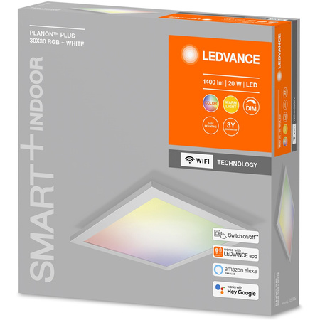 Panel LED Oprawa Sufitowa Inteligenetna 20W 1400lm RGBW Ściemnialny 30cm Biały SMART+ WiFi Ledvance
