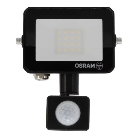 Naświetlacz LED Halogen Zewnętrzny Reflektor 10W 6500K 900lm IP65 z Czujnikiem Ruchu i Zmierzchu SENSOR FLOODLIGHT LUX OSRAM
