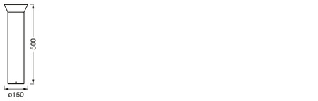 Słupek Ogrodowy Lampa Oprawa Stojąca LED 10W 3000K Ciepła + RGB IP44 SMART+ WiFi Ściemnialna 50cm Eclipse Pathway LEDVANCE