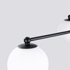 Lampa Wisząca Sufitowa Żyrandol 3x G9 Czarna Biała Astral French Sky SL.1662 Sollux