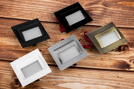 Oprawa schodowa DECORUS 9 LED 1,2W grafit ProVero ciepła