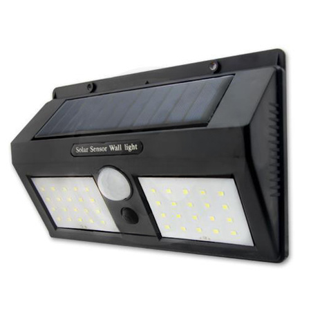 Naświetlacz Solarny LED 5W 5500-6000K Zimna IP65 Czarny Masterled Czujnik Ruchu