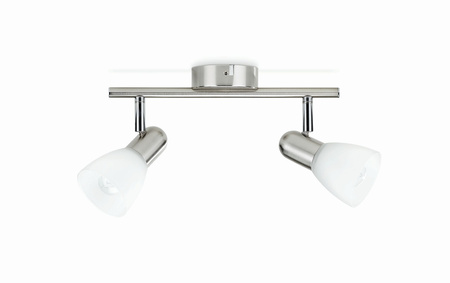 Lampa Sufitowa Reflektor 2x E14 nikiel Burlap Philips