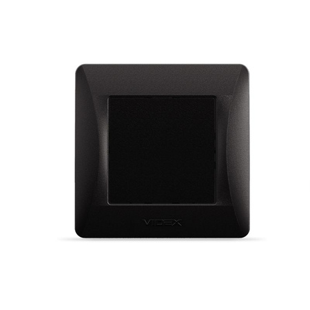 Zaślepka do Ramki Gniazda Włącznika Przełącznika Czarny BINERA VIDEX