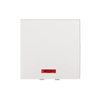 Łącznik Zwierny Podświetlany 10A Kwadratowy Biały BIURO Kanlux