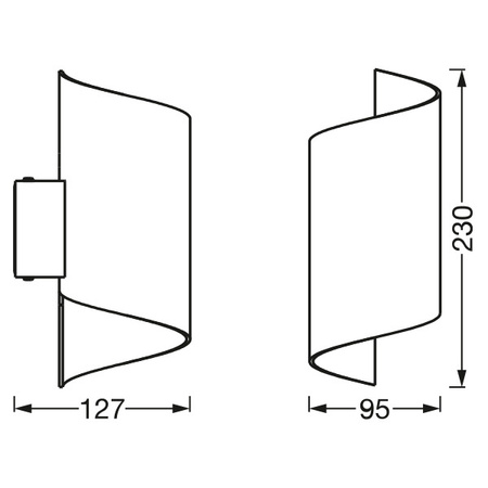 Kinkiet SMART+ WIFI Inteligentna lampa ścienna 12W ORBIS TWIST WHITE LEDVANCE