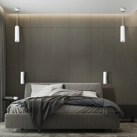 Lampa Sufitowa Wisząca Zwis GU10 Biała PARIS Sanico Goldlux