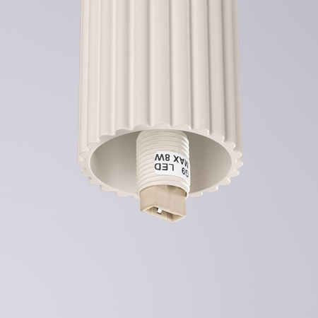 Lampa Łazienkowa Oprawa Natynkowa Sufitowa G9 Okrągła Beżowa Nowoczesna Matowa IP44 Halo Sollux