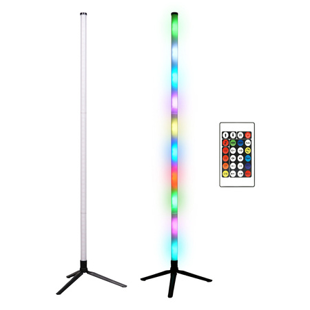 Lampa Podłogowa LED Stojąca 5W 360° Biała Ściemnialna Lolly Sanico Goldlux