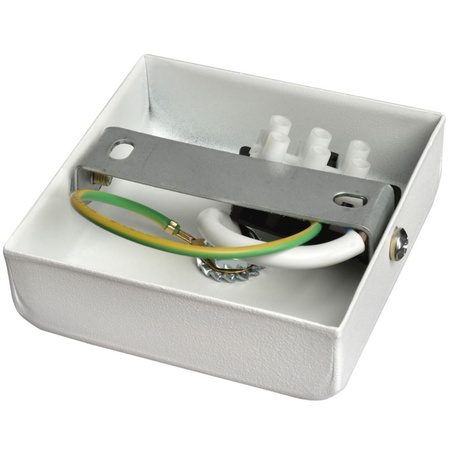 Lampa sufitowa ścienna Kinkiet 1x GU10 Spot Loft Biały + Srebrny VIDAR Milagro