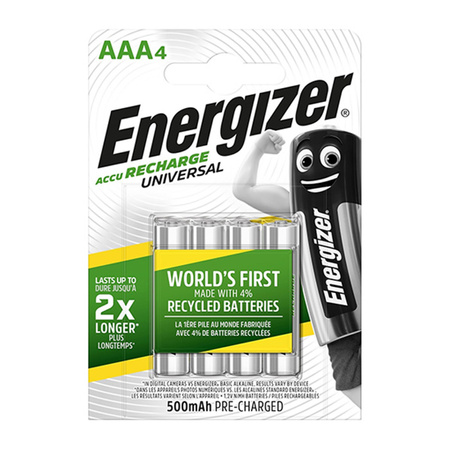 Bateria Akumulator ENERGIZER UNIVERSAL AAA HR3 BL4 500mAh 4szt