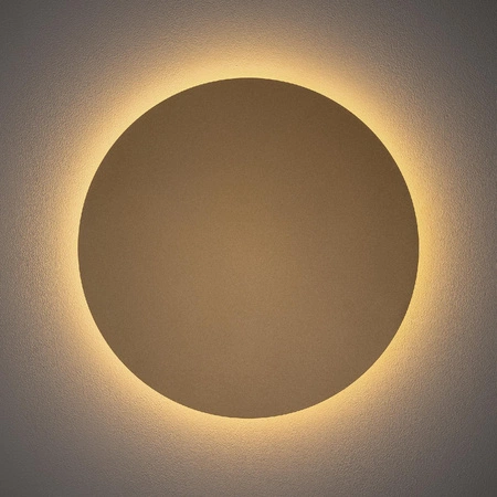 Kinkiet Ścienny Lampa Natynkowa LED 13W 160lm 3000K Ciepła Złota Nowoczesna RING LED L 10351 Nowodvorski