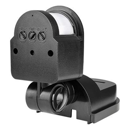 Czujnik Ruchu Zewnętrzny PIR IP44 Czarny