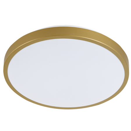 Plafon LED Lampa Sufitowa Natynkowa KERN 15W 4000K 30cm Złota